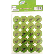 HAPPY BIRTHDAY (60 STICKERS)          